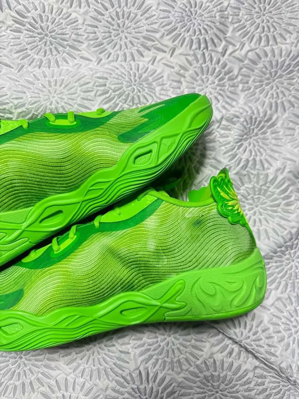 Puma Lamelo Ball MB.04 Team Green Glare Basketball Shoes Sneaker Men’s 14